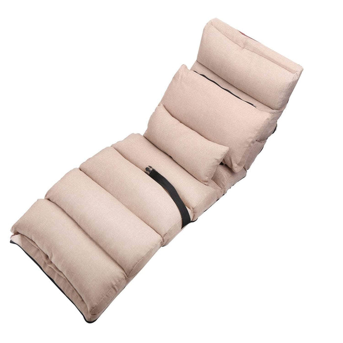 Cojín puf sofá Reclinable Multifuncional Beige APX360