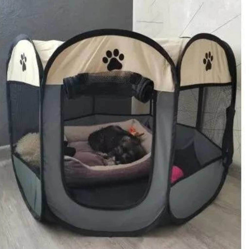 Corral para mascotas plegable portátil - perros y gatos CDX270