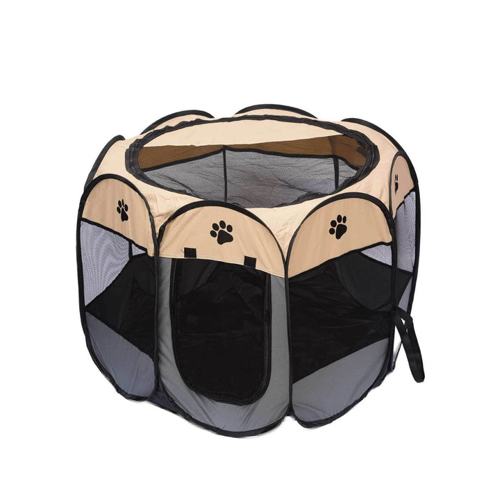 Corral para mascotas plegable portátil - perros y gatos CDX270