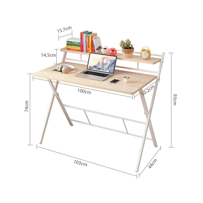 Escritorio plegable blanco 100x50 cm 20HXP305-BLANCO