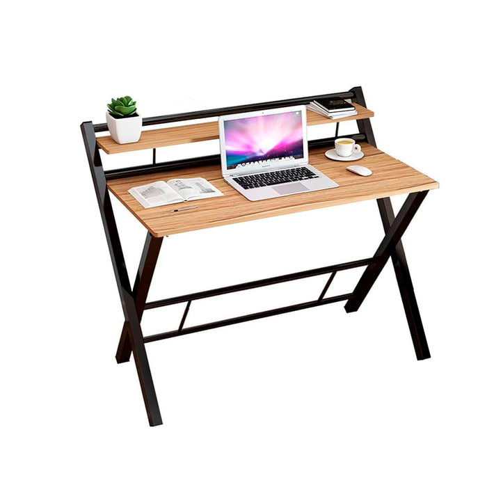 Escritorio plegable café 100x50 cm 20HXP305-CAFE