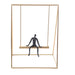 Escultura Metal  Figura 36 Cm 21JTJ3666
