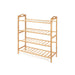 Estante de bambú 4 niveles 67x27 cm 20JXP1643
