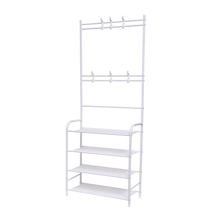 Estante multifuncional perchero zapatero organizador de ropa CDX699