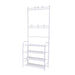 Estante multifuncional perchero zapatero organizador de ropa CDX699