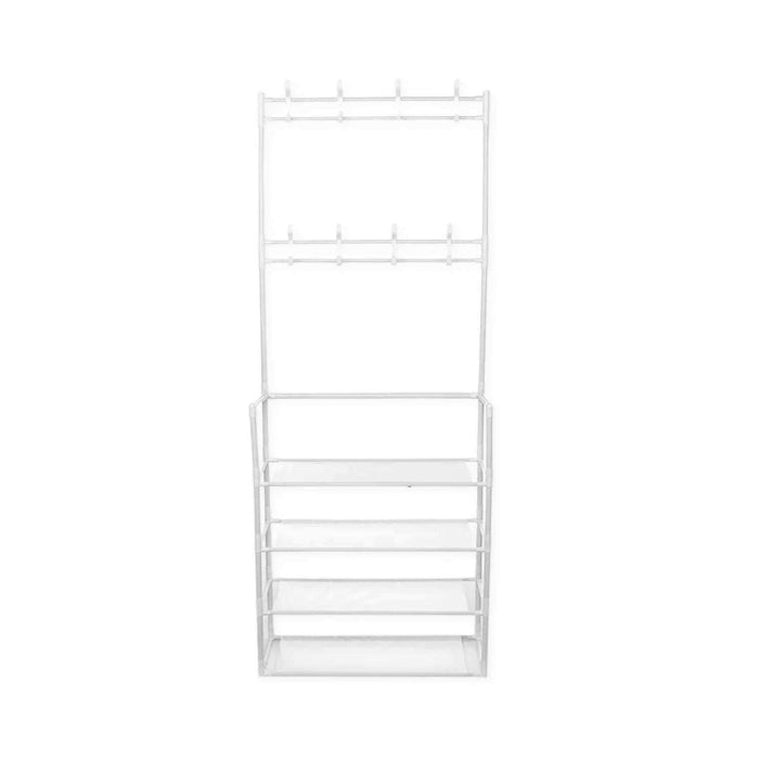 Estante multifuncional perchero zapatero organizador de ropa CDX699
