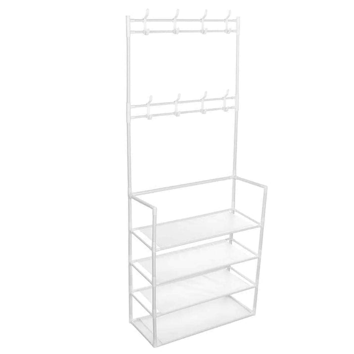 Estante multifuncional perchero zapatero organizador de ropa CDX699