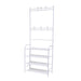 Estante multifuncional perchero zapatero organizador de ropa CDX699