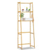 Estante organizador bambú para baños 3 niveles 160x50x30cm 21JXP2386