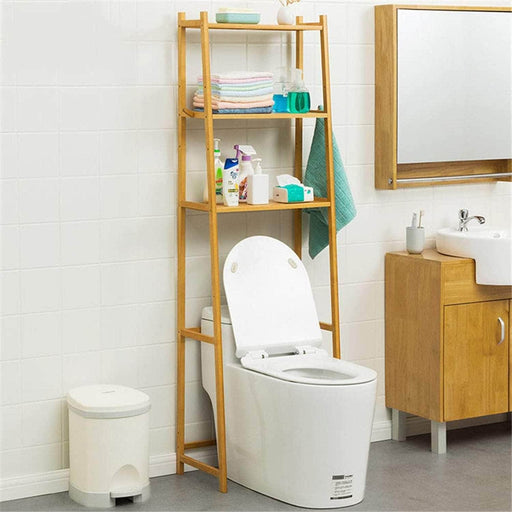 Estante organizador bambú para baños 3 niveles 160x50x30cm 21JXP2386