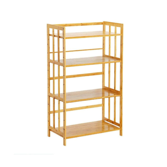 Estante organizador de 4 niveles madera bambú 119x67x26cm 20JXP1640