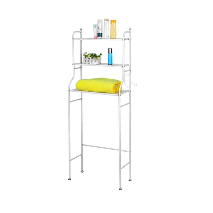 Estante organizador de baño metal 3 niveles 153x48x25 cm 20JXP310-BL