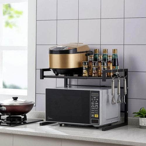Estante organizador microondas ajustable metal 20JXP2164