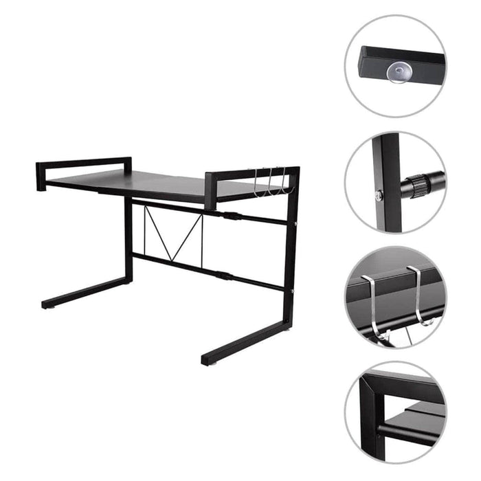 Estante organizador microondas ajustable metal 20JXP2164