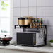 Estante organizador microondas ajustable metal 20JXP2164