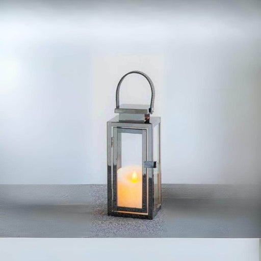 Farol con asa de cuero 25 cm 21YXP6991-S