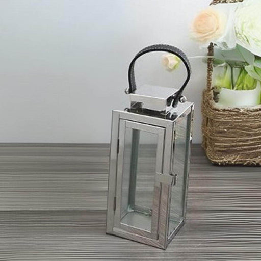 Farol con asa de cuero 25 cm 21YXP6991-S
