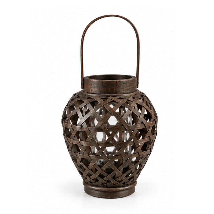 Farol Decorativo de Fibra Tejida Indi 2018060800735
