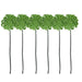 Flor Yute Verde 30 cm Pack 6 un. YUTEVER30X6