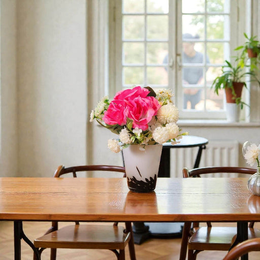 Florero de vidrio fabricado en polonia 16 cm negro 1605794890840