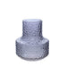 Florero de vidrio gris 18 cm BCT8432