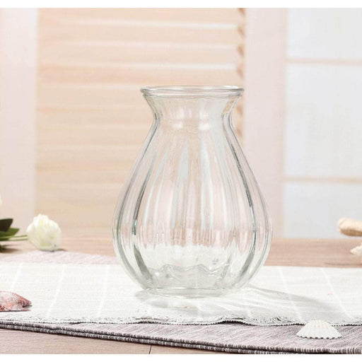 Florero de vidrio transparente 14 cm 21YTJ7459