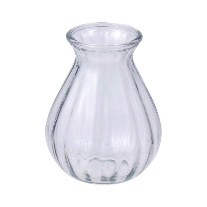Florero de vidrio transparente 14 cm 21YTJ7459