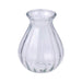 Florero de vidrio transparente 14 cm 21YTJ7459