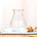 Florero de vidrio transparente 14 cm 21YTJ7459