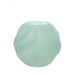 Florero pecera de vidrio verde menta 18 Cm BCT8500