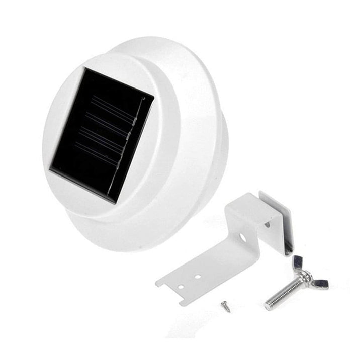 Foco led redondo con panel solar 1.2v blanco 21JXP643