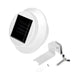 Foco led redondo con panel solar 1.2v  blanco 21JXP643