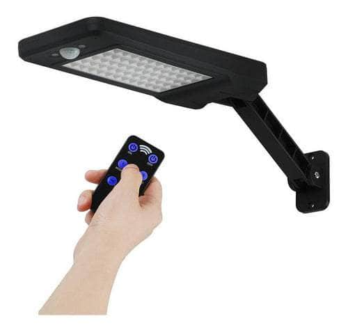 Foco led solar para exteriores con control remoto - negro PXP719Negro