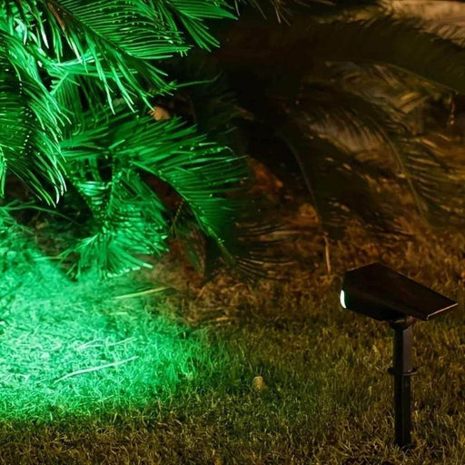 Foco led solar para jardín luz colores BDX2448