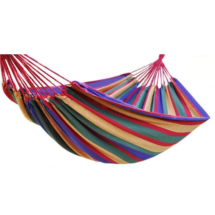 Hamaca de algodón multicolor 2 plazas 180x150 cm 20PXP523-AMAVER