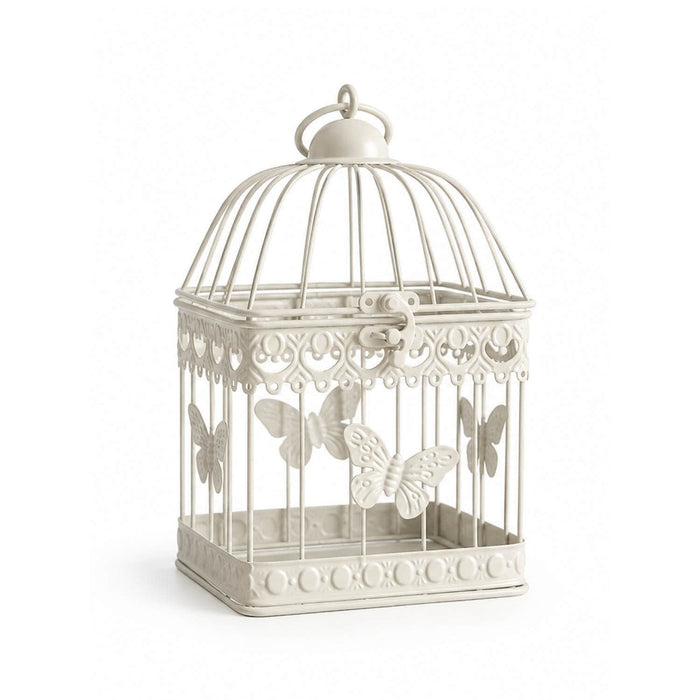 Jaula de metal mariposa cuadrada 25 cm 2015031600448b