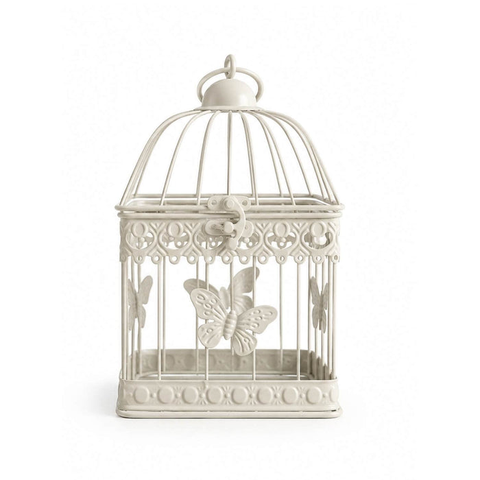 Jaula de metal mariposa cuadrada 25 cm 2015031600448b