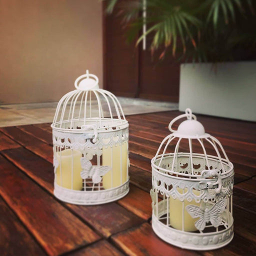 Jaula metal mariposa circular 16 cm Y1374-8 C