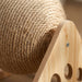 Juguete rascador para gatos con bola de sisal DDX1060