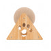 Juguete rascador para gatos con bola de sisal DDX1060