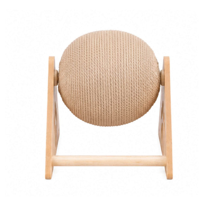Juguete rascador para gatos con bola de sisal DDX1060