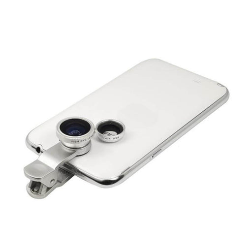Lente clip para celular 3 en 1 ojo de pez universal 2014062702039