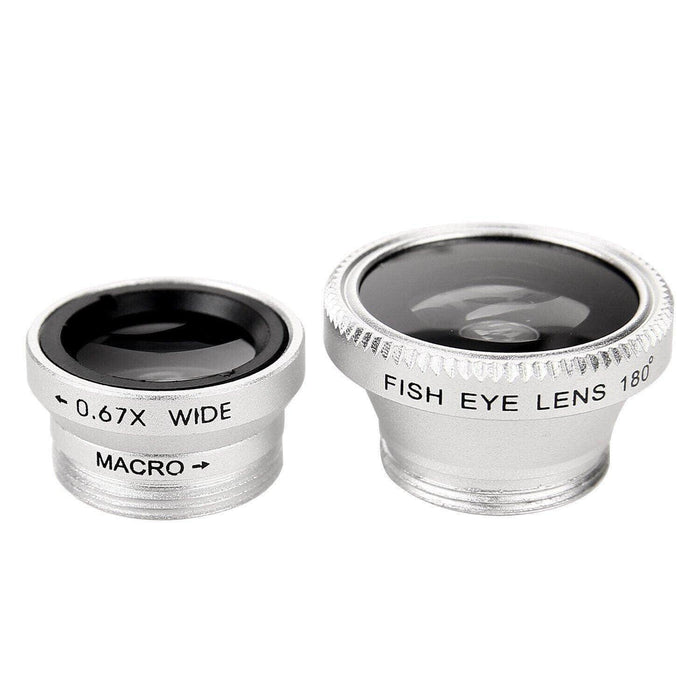Lente clip para celular 3 en 1 ojo de pez universal 2014062702039