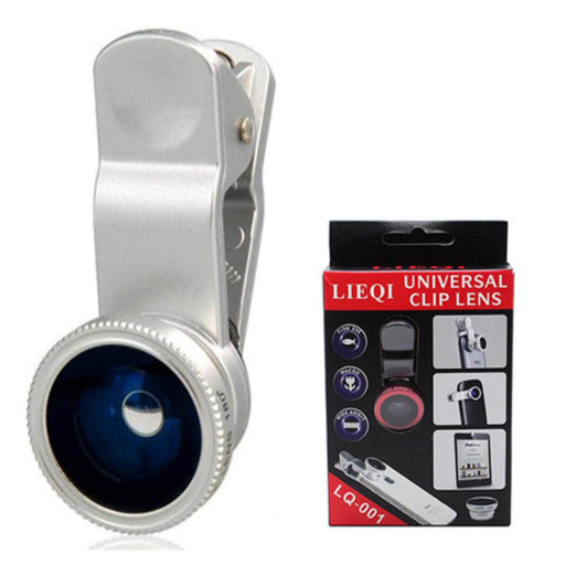 Lente clip para celular 3 en 1 ojo de pez universal 2014062702039