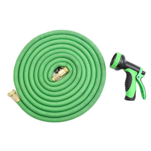 Manguera retráctil expandible jardín 15 mts. Verde 21YXP2190-VECLO