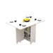 Mesa de comedor plegable blanco 140x80x77 cm 20JXP1979