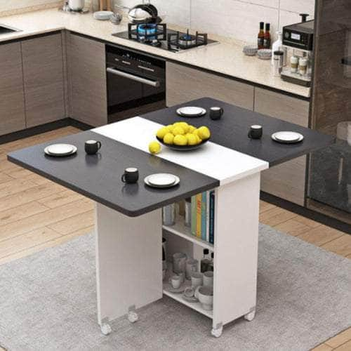 Mesa de comedor plegable grafito 140x80x77 cm 20JXP1985