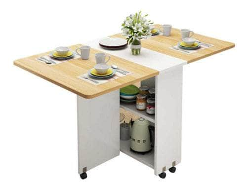 Mesa de comedor plegable natural 140x80x77 cm 20JXP1987