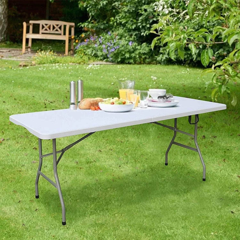 Mesa plegable 180x75x74 cm tipo maleta JH-ZA180