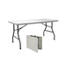 Mesa plegable 180x75x74 cm tipo maleta JH-ZA180